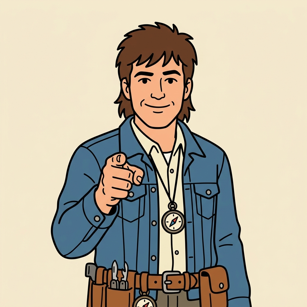 MacGyver qui t'encourage
